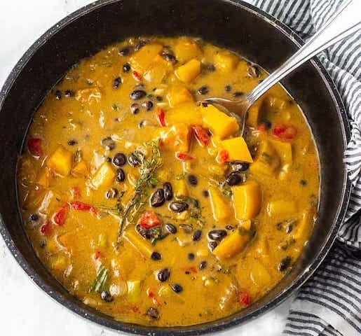 best blackbean butternutsquash stew