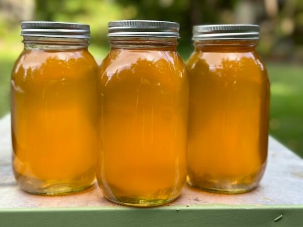 3 jars of honey.