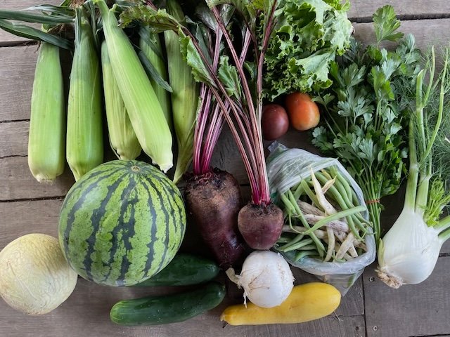 Small Family Csa Farm August Share