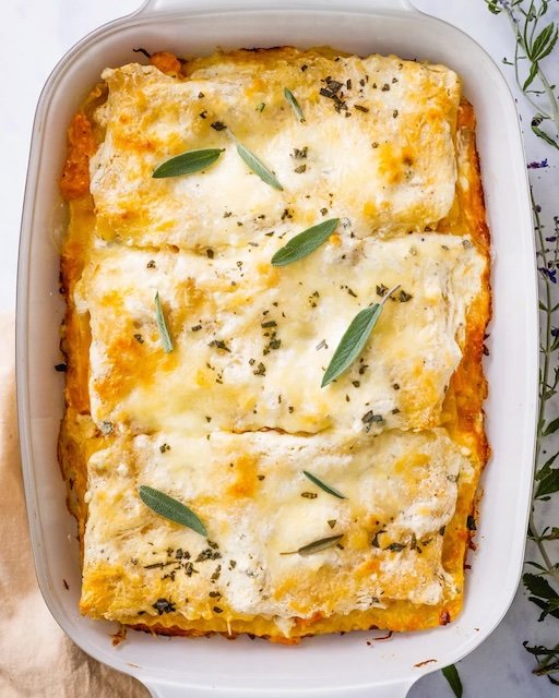 Butternut Squash Lasagne with Sage