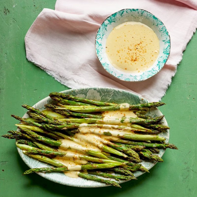 Roasted asparagus with cajun hollandaise recipe 1614001279 copy
