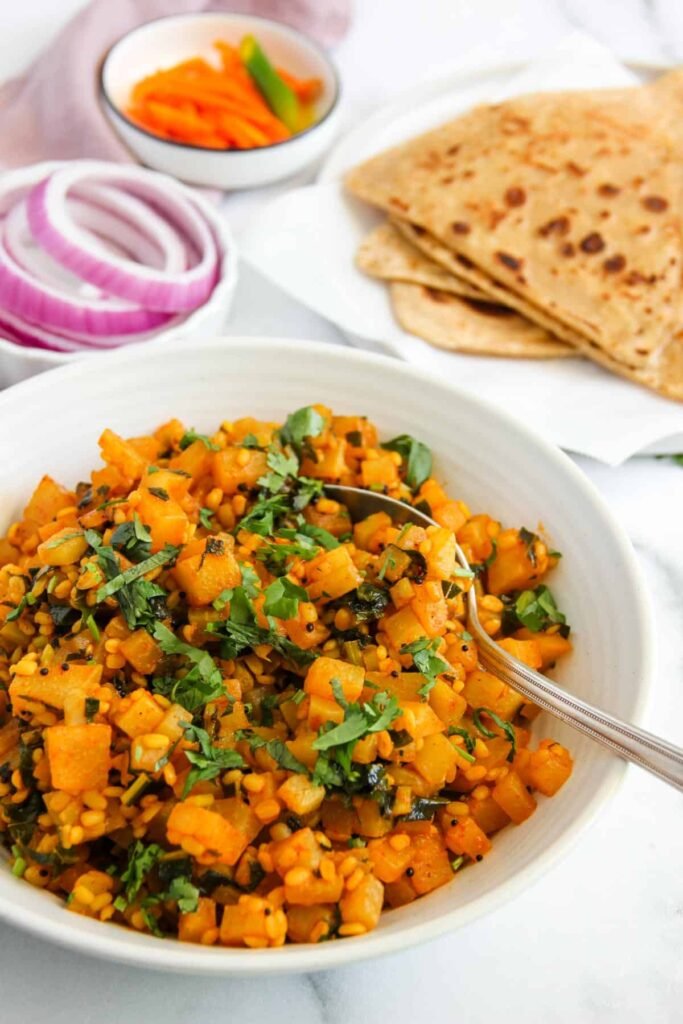 Kohlrabi curry 7