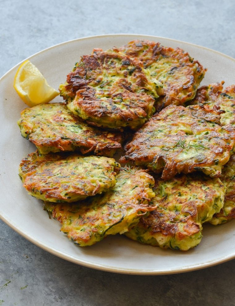 Zucchini fritters 760x987