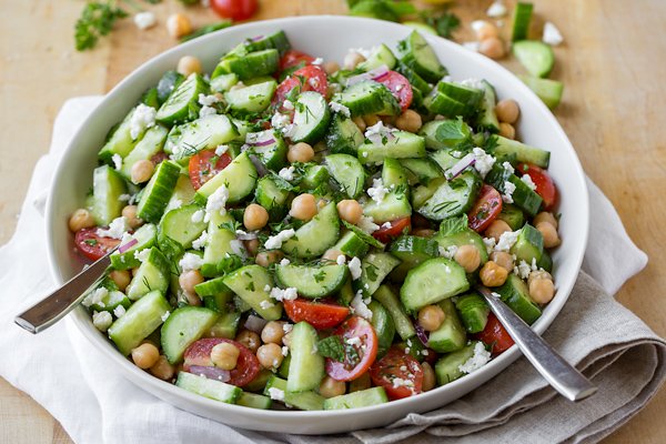 Cucumber salad thecozyapron 1
