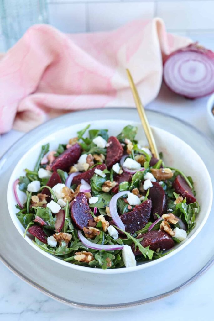 Beet salad with feta