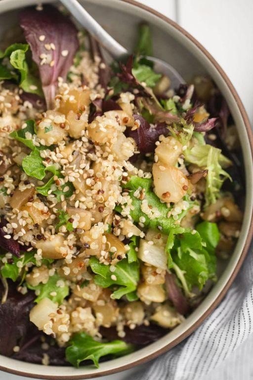 HoneyGlazed Turnip and Quinoa Salad