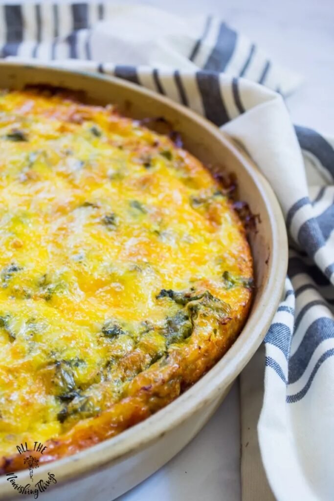 Crustless Kale Cheddar Quiche 3 copy
