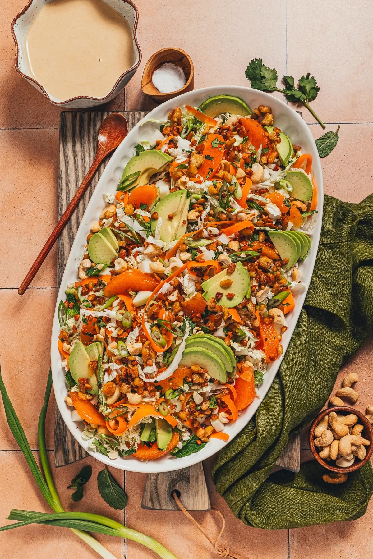 Napa Cabbage and Crispy Tempeh Salad with Miso Tahini Dressing 6 copy