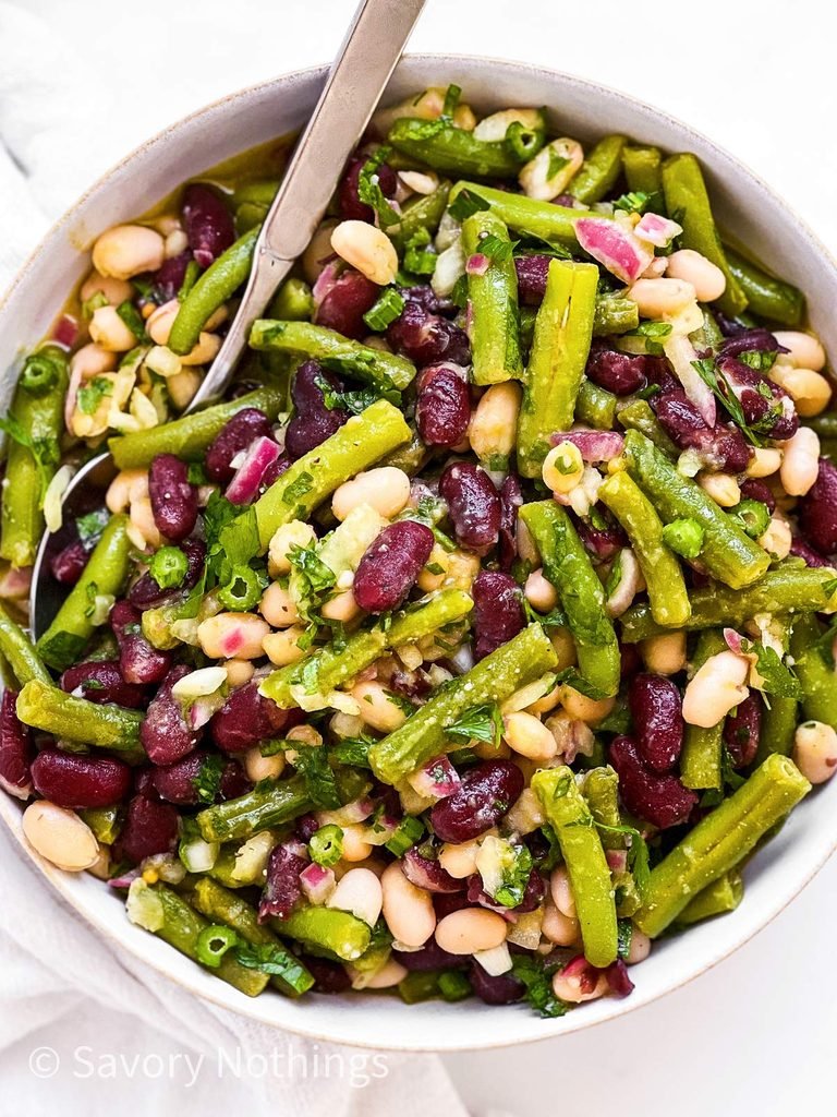 Three bean salad recipe image