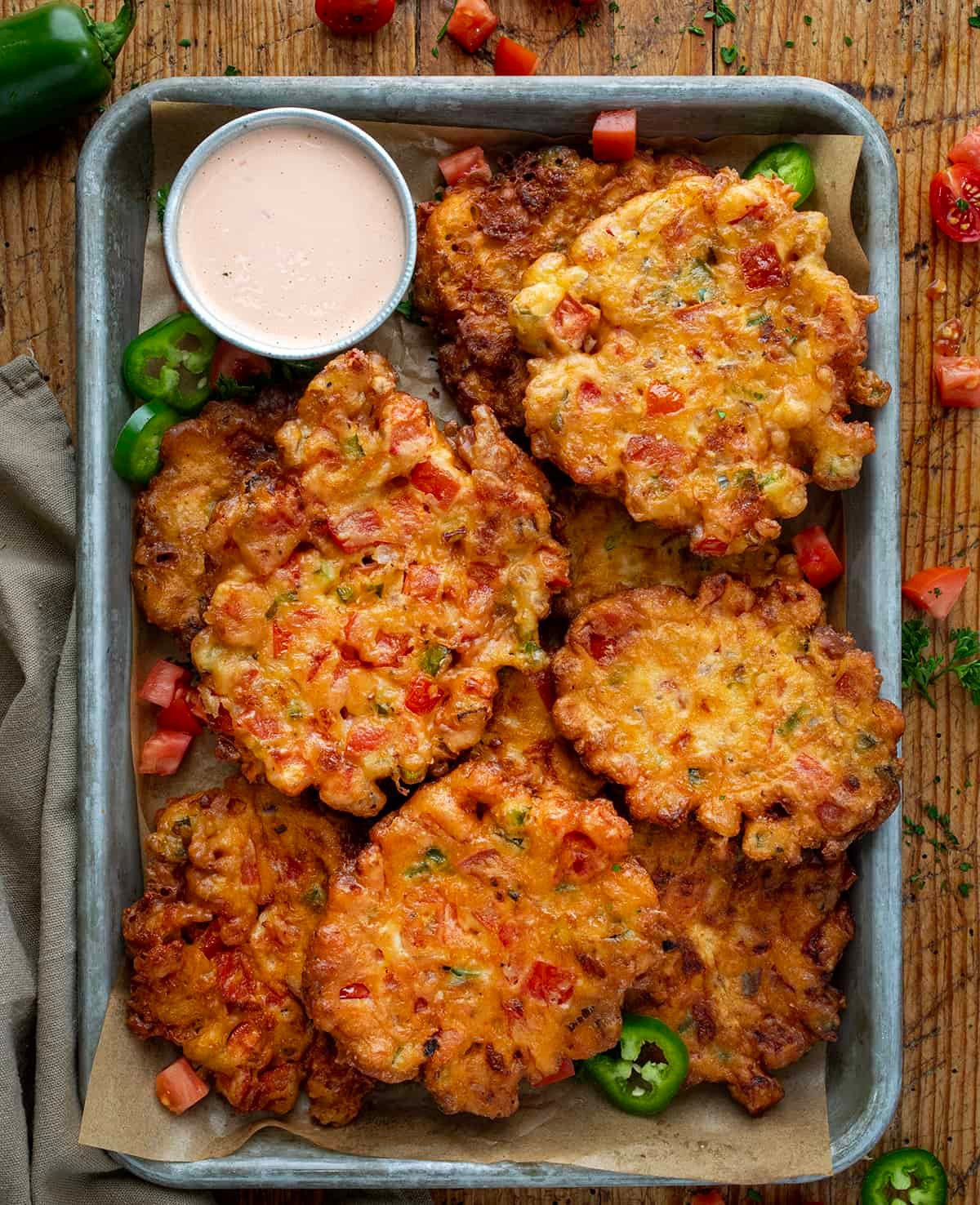 Tomato fritters